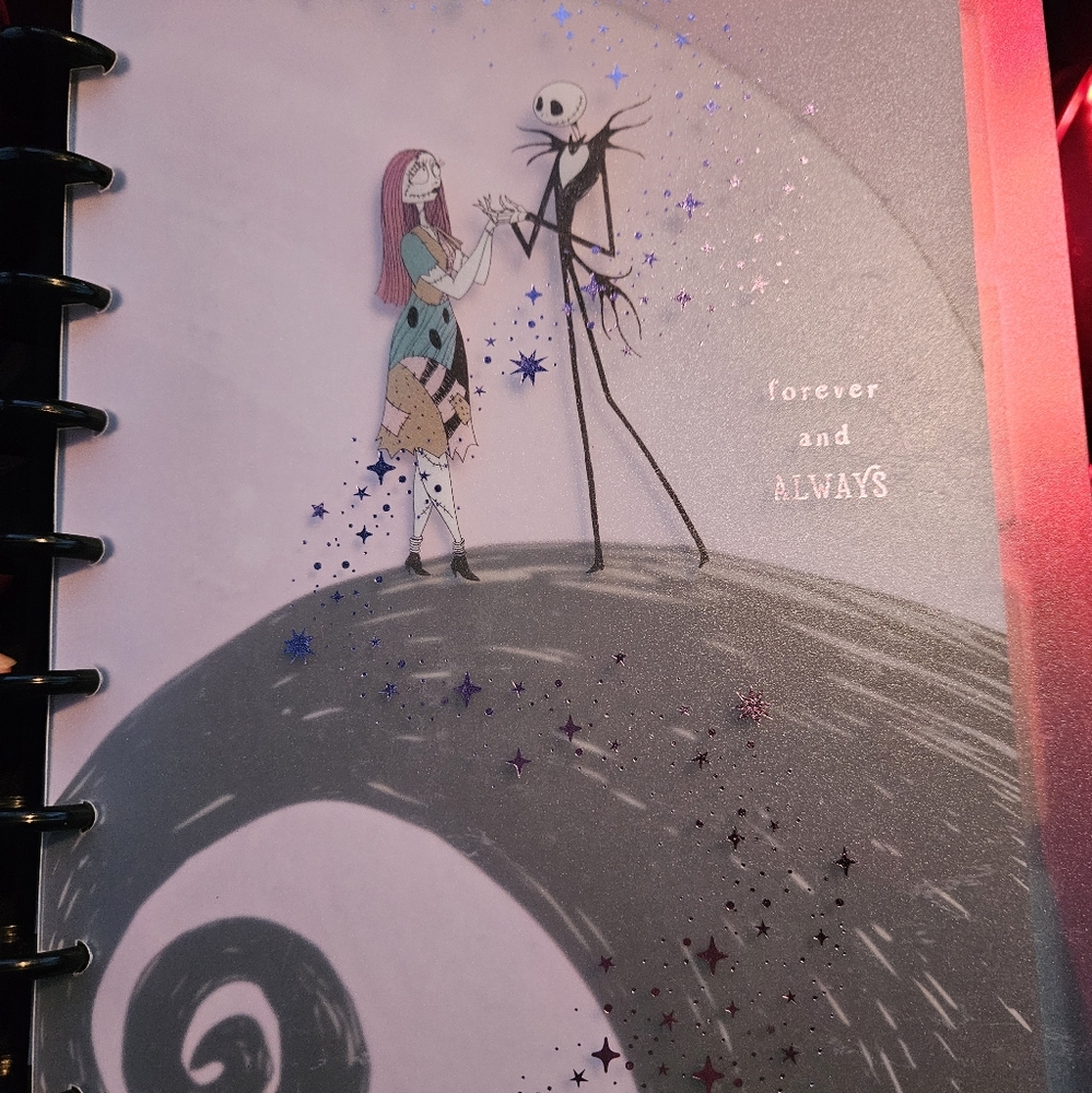 Nightmare Before Christmas Spiral Notebook planner